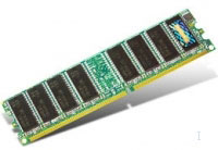 Transcend 256MB DDR Memory 184Pin Long-DIMM DDR266 Unbuffer Non-ECC Memory (TS32MLD64V6M)